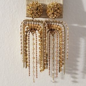 Anthropologie Eaterfall Drop Earrings Defect